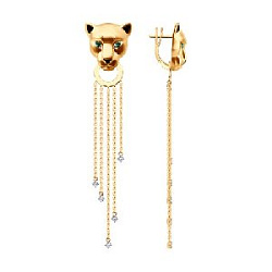 Серьги из золота 51-121-02734-1