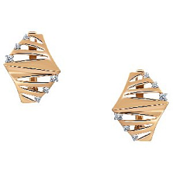 Серьги из золота RUSGOLDART 2508107 1 1 1