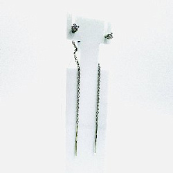 Серьги продежки из серебра СЦП4009К