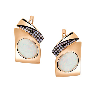 Серьги из золота АЛЕКСАНДРА кл2971а-15