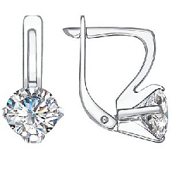 Серьги из серебра SOKOLOV 94020121