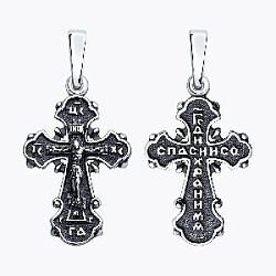 Подвеска крест из серебра SOKOLOV 95120055