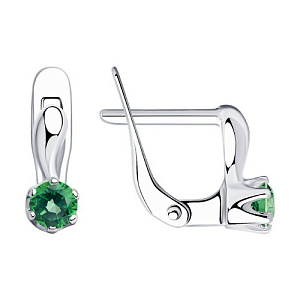 Серьги детские из серебра SOKOLOV 94020452