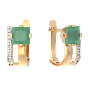 Серьги из золота АРИНА 1055772-11190-Y