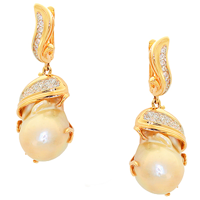 Серьги из золота CORONA с0412