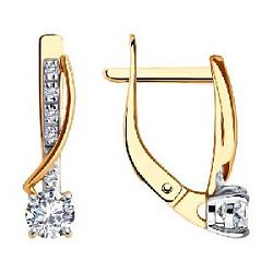 Серьги из золота SOKOLOV 51-120-02174-1