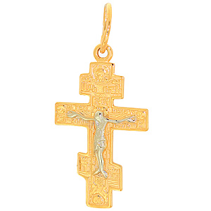 Подвеска крест из золота Золотник 4 267