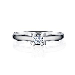 Кольцо помолвочное с бриллиантом МЭЮЗ 83103