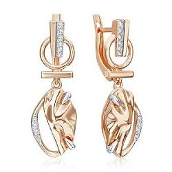 Серьги из золота Платина 02-5089-00-201-1110