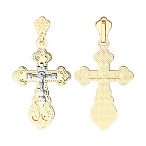 Подвеска крест из золота SOKOLOV 121146