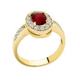 Кольцо с бриллиантом ГАЛЕРЕЯ ЭКСКЛЮЗИВА 5510049 R