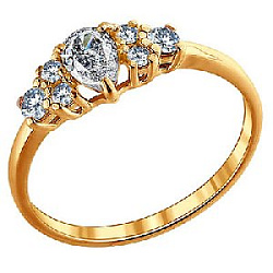 Кольцо из серебра SOKOLOV 93010408