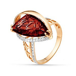Кольцо из золота Гранат 11802117