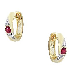 Серьги с бриллиантом ГАЛЕРЕЯ ЭКСКЛЮЗИВА 5570273 R