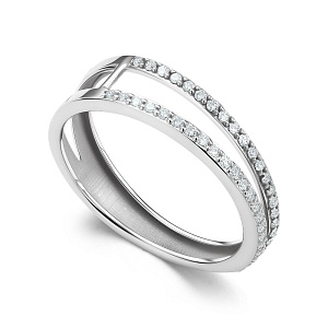 Кольцо с бриллиантом АЛЬКОР 16267-200