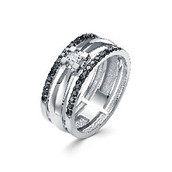 Кольцо с бриллиантом ЛЕТО 591-1204