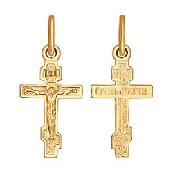 Подвеска крест из золота SOKOLOV 120187