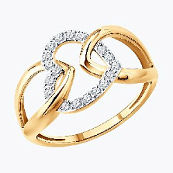 Кольцо из золота SOKOLOV 019854