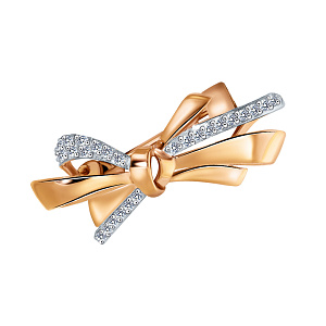 Брошь из золота АЛЕКСАНДРА бш164-01