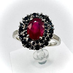 Кольцо из серебра Серена-Сильвер Т6КС.778РБR