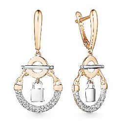 Серьги из золота CORONA с4300
