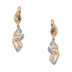 Серьги из золота RUSGOLDART 2520907 1 1 1