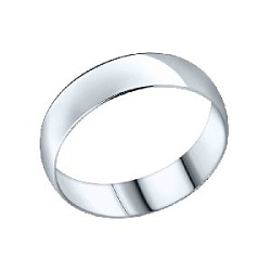Кольцо обручальное из серебра 5912117