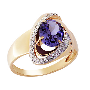 Кольцо из золота АЛЕКСАНДРА кл3572-73