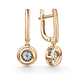 Серьги с бриллиантом grigoriev 02-11-51127-11-00-1