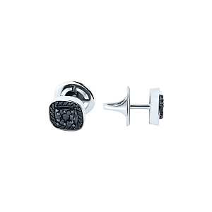 Серьги пуссеты с бриллиантом PLATIKA JEWELRY 5-0393-205