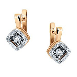 Серьги с бриллиантом grigoriev 02-11-5499-31-00