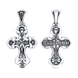 Подвеска крест из серебра SOKOLOV 95120065