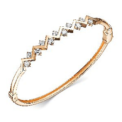 Браслет жесткий из золота CORONA бр4987