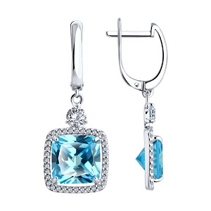 Серьги из серебра SOKOLOV 94026779