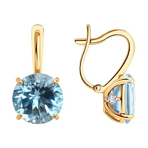 Серьги из золота SOKOLOV 727557