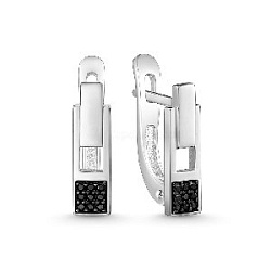 Серьги из серебра Серебро России С-7330чр416