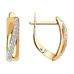 Серьги из золота SOKOLOV 028933