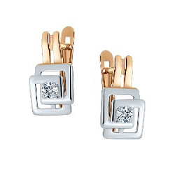 Серьги из золота RUSGOLDART 2459907 1 1 1