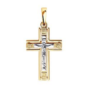 Подвеска крест из золота SOKOLOV 120316