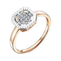 Кольцо с бриллиантом Rose Grace 5-8037-103И1-1К