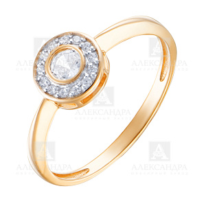 Кольцо из золота кл4163-01