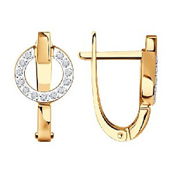 Серьги с бриллиантом SOKOLOV 1021916 №24 53