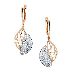 Серьги из золота RUSGOLDART п2547607