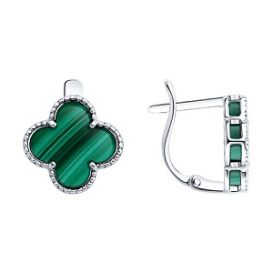 Серьги из серебра SOKOLOV 83020440