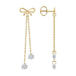 Серьги пуссеты из золота SOKOLOV 0200611