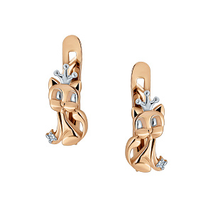 Серьги детские из золота Veronika С132-1077