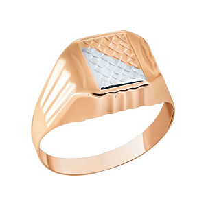 Кольцо мужское из золота АЛЕКСАНДРА к681-01