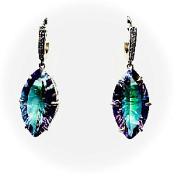 Серьги из серебра Русский СтилЬ 53400902