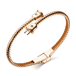 Браслет жесткий из золота CORONA бр4436