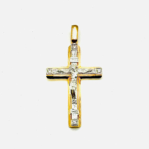 Подвеска крест из золота KARATOV Т13206837